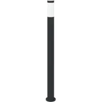 vidaXL Dissuasore luminoso 110 cm in acciaio inox IP44