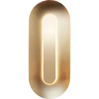 Nuura applique a LED Sasi, altezza 65 cm, color ottone, metallo