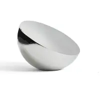 New Works Specchio da tavolo Aura, Ø 13 cm, acciaio inox, lucido