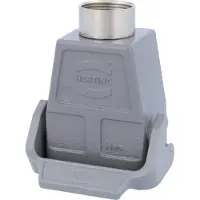 Harting Han 6B Alloggiamento connettore alto, 1xPG21 uscita cavo diritta, con 1 staffa longitudinale Vite PG21 Area di serraggio