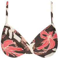 Barts Women's Camolo Underwire Parte superiore bikini Donna (36 - Cup: C/D, rosso)