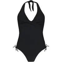 Barts Women's Solid Halter One Piece Costume intero Donna (36, nero)