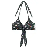 DEDICATED Women's Bikini Top Gullholma Parte superiore bikini Donna (L, grigio)
