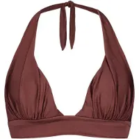 Barts Women's Isla Triangle Halter Parte superiore bikini Donna (40, rosso)