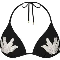 Barts Women's Zimbra Triangle Parte superiore bikini Donna (40, nero)
