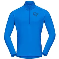Norrøna Fjørå Equaliser Long Sleeve Zip Top Maglietta da ciclismo Uomo (S, blu)