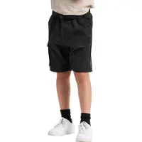 Didriksons Kid's Quartz Shorts Pantaloncini Bambini (160, nero)