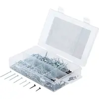 Kraftmann BGS Diy 8074 | Assortimento di chiodi/chiodi a filo | 750 pz.