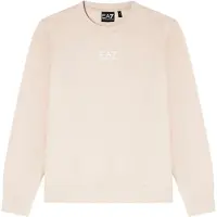 EA7 per ragazzo. 7B000025_AF10380 Felpa bianca Core Identity Boy (10Años= 142cm), Bianco, Casual, Cotone, Manica lunga, moda per bambini