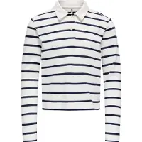 ONLY GIRLS Maglietta blu notte / bianco