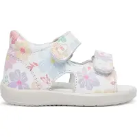 Falcotto By Naturino naturino sandali da bambina con stampa a fantasia floreale all over bianchi