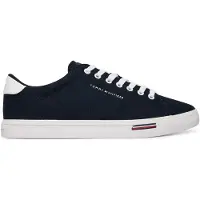 Tommy Hilfiger Canvas Signature Midsole Trainers Desert Sky Taglia: 43 | Sneakers Outlet | Uomo