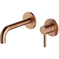 Omnires Y Y1215HCPB Miscelatore lavabo da incasso, rame spazzolato