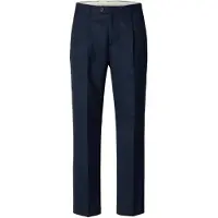 Selected Pantaloni A Gamba Dritta Uomini Blu 30