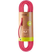 Edelrid - Corda da arrampicata e alpinismo - Starling Eco Dry 8,2Mm Pink in Pelle - Taglia 50 m - Rosa