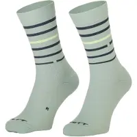 SCOTT Sock Rings Crew Calze da ciclismo (45-47, grigio)