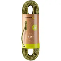 Edelrid - Corda da arrampicata e alpinismo - Starling Protect Eco Dry 8,2Mm Yellow-Night in Pelle - Taglia 70 m - Giallo