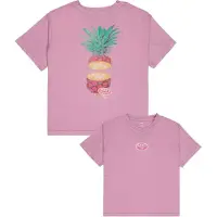 Roxy Kid's Eveoversize Washed T-shirt Bambini (8 Years - S, fuchsia)