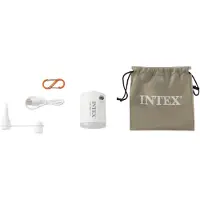 Intex Pompa Ad Aria Elettrica Mini Led Light Quick Fill