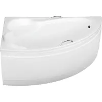 Xl Moebel Gmbh Vasca angolare per bagno, design moderno, vasca in acrilico, set completo, dimensioni 150x95 cm
