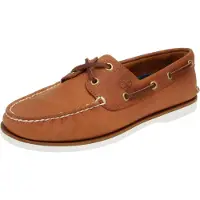 Timberland per uomo. TB0A43V98771 Scarpe da barca in pelle marrone (45 W), Basso, Stringhe, Casual