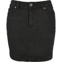 Urban Classics Ladies Organic Stretch Denim Mini Skirt Black Washed Taglia: 26 | Gonne di jeans Outlet | Donna | Blu