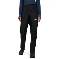 Berghaus Women's Deluge 2.0 Pantaloni antipioggia Donna (14 - Length 31'', nero)