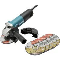 Makita 9558HNRX1 Smerigliatrice angolare 12,5 cm 11000 giri/min 840 W 2,1 g