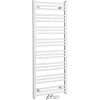 Bruckner ALBRECHT Radiatore da bagno 500x1250 mm, attacco centrale, bianco
