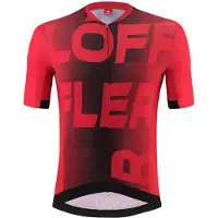 Löffler Bike Jersey Full-Zip Signature Mid Maglietta da ciclismo Uomo (56, rosso)