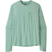 Patagonia L/S Cap Cool Sun Shirt Maglia funzionale Uomo (XL, turchese)