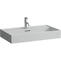 Laufen Kartell lavabo à poser, 1 trou pour robinet, avec trop-plein, 800x460mm, H8163367591041, H8163367591041