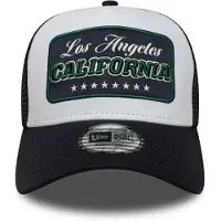 New Era Cappello da baseball 'Gorra negra california location patch trucker newera' blu
