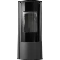 Kratki Stufa in acciaio a libera installazione AB ENYO R 5,5 kW Ø 100/150 rivestimento nero