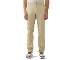 Haglöfs - Pantaloni di escursionismo resistenti - Lite Standard Zip-Off II Pant M Chalk Beige per Uomo in Pelle - Taglia 52 FR