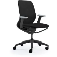 Sedus Sedia da ufficio se:motion net nera con braccioli 3D