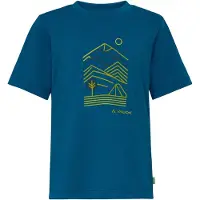 Vaude Kid's Rokua T-Shirt T-shirt Bambini (110/116, blu)