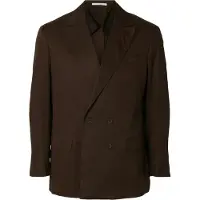 Selected Giacca A Doppio Petto Uomini Marrone 48