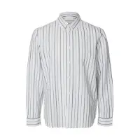Selected Camicia In Misto Lino Uomini Bianco S
