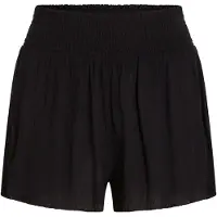 O'Neill Women's Johnny Smocked Waist Shorts Pantaloncini Donna (S, nero)