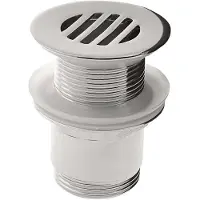 Hak Accessori Sapho - Uscita non richiudibile 1 1/4, con griglia, cromo CV2009