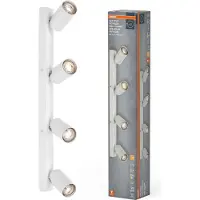 Osram Faretto da soffitto OCTAGON, bianco, a 4 luci, GU10-LED 927 dimmerabile