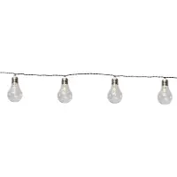 Star Trading Ghirlanda luminosa LED Glow, trasparente, bianco caldo, lunghezza 190 cm