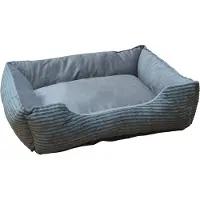 Nobby Letto rettangolare Classic Hina grigio scuro 60 x 50 x 18 cm