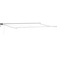 Syfax Struttura della tenda elettrica retrattile Bianco 5 x 3 m