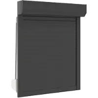 vidaXL Tapparella antracite 70 x 100 cm in alluminio e poliuretano