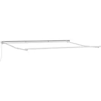 Syfax Telaio di tenda manuale Regolabile Bianco 4 × 3,5 m Acciaio
