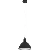 Eglo Lampada a sospensione vintage Priddy, 1 luce, nero