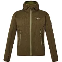 Berghaus Pravitale MTN 2.0 Hooded Jacket Giacca in pile Uomo (XS, marrone)
