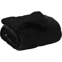 vidaXL Coperta estiva 200 x 240 cm, colore nero, traspirante